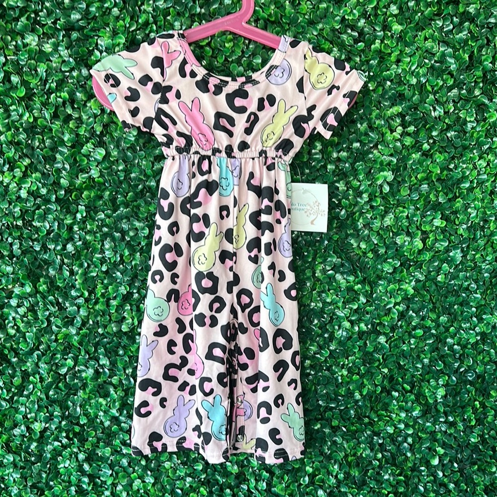 Colorful Bunny Print Jumpsuit